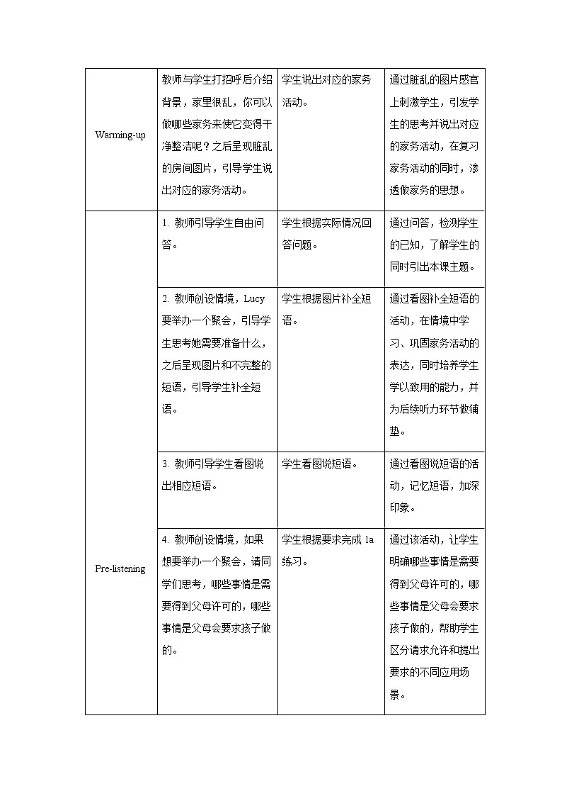 Unit 3 Could you please clean your room Section B 第1课时示范公开课教案【英语人教新目标八下】02