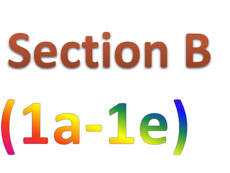 人教新目标九年级英语-Unit 4 Section B（1a-1e)课件02