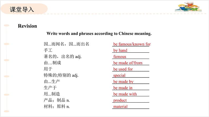 人教新目标版九年级英语全册 Unit5 Section B 3a-Self Check课件第3页