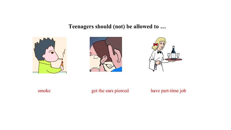 人教新目标九年级英语-Unit 7 Teenagers should be allowed to choose their own clothes.SectionA（1a-2d）课件+音频04