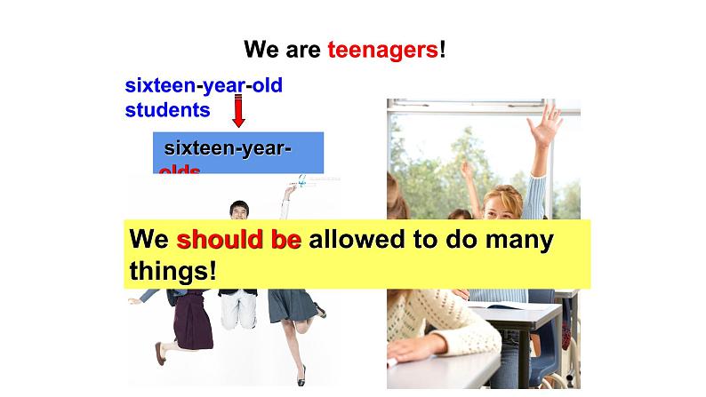 人教新目标九年级英语-Unit 7 Teenagers should be allowed to choose their own clothes.SectionA（1a-2d）课件+音频06