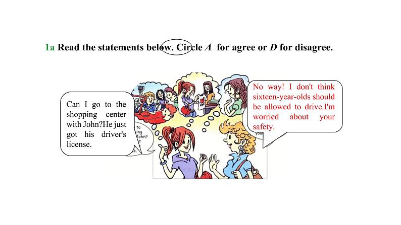 人教新目标九年级英语-Unit 7 Teenagers should be allowed to choose their own clothes.SectionA（1a-2d）课件+音频08