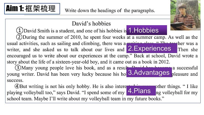 八年级下Module 6 Hobbies Writing 课件第3页