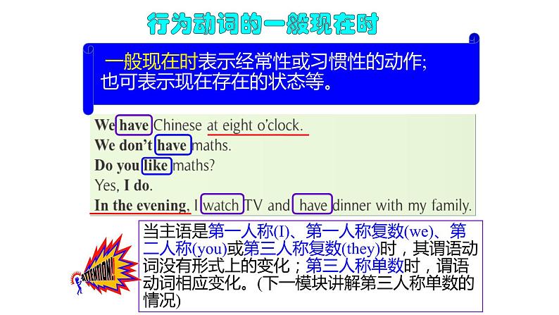 七上Module 5 My school day  Unit 3 Language in use.课件04