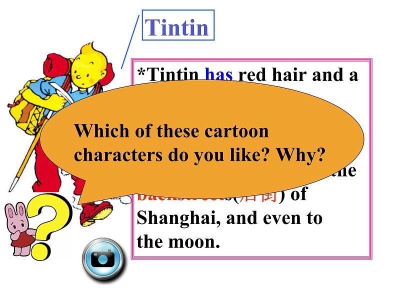 八年级下Module 5 CartoonsUnit 2 Tintin has been popular for over eighty years.课件05