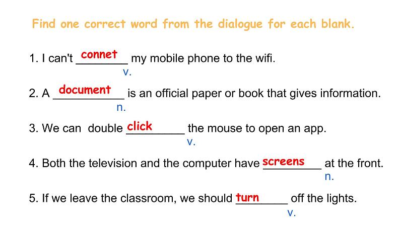 七上Module 7 Computers  Unit 1 How do I write my homework on the computer课件06