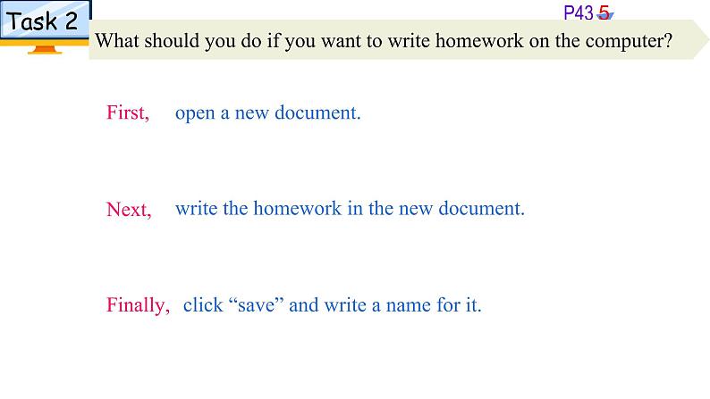 七上Module 7 Computers  Unit 1 How do I write my homework on the computer课件07