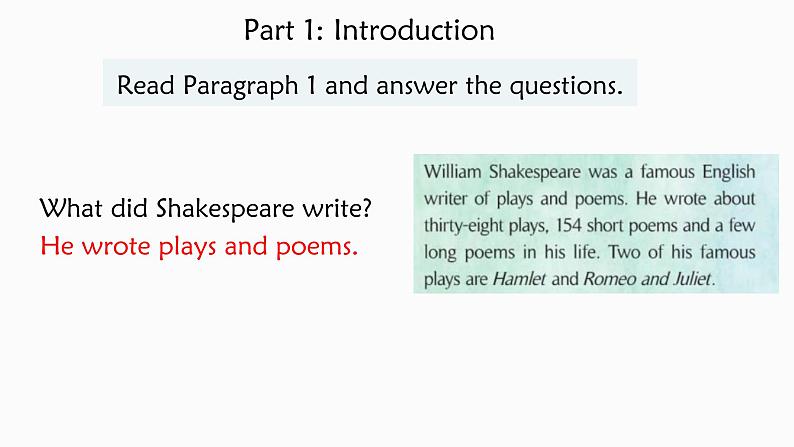 七年级下  Module 9 Life history  Unit 2 He decided to be an actor Writing 课件第8页