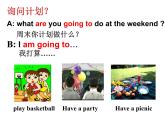 七年级下Module3 Unit1 What are you going to do at the weekends?  课件