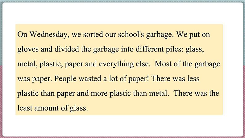 冀教版八年级英语下册--Unit 8 Lesson 48 Garbage Is Interetsing!（课件+素材）08