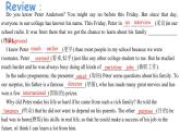 外研版 (新標(biāo)準(zhǔn)) 英語七年級(jí)上冊(cè)Module 10 Unit 3 Writing課件