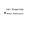 外研版 (新标准)七年级上Unit 1 Section A Grammar 课件