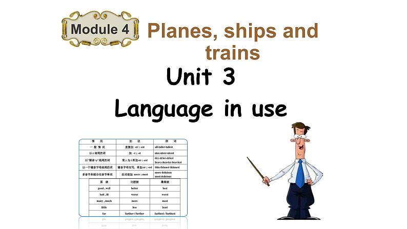 外研版 (新标准)英语八年级上册Module 4 Unit 3.课件第1页