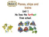 外研版 (新标准)英语八年级上册Module 4 Unit 1 课件