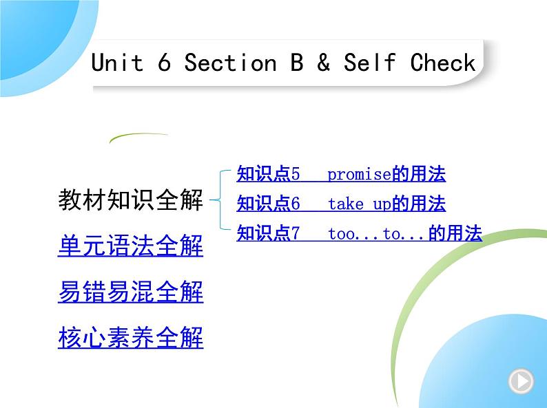 Section B &Self Check第1页