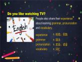 U1 Lesson 2 An Interview on TV 1 课件 初中英语北师大版八年级上册