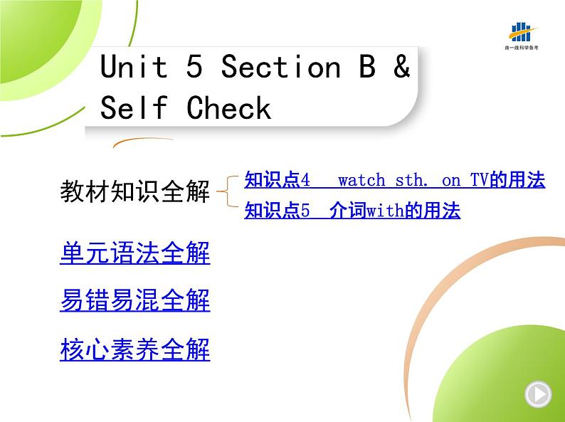 Section B & Self Check第1页