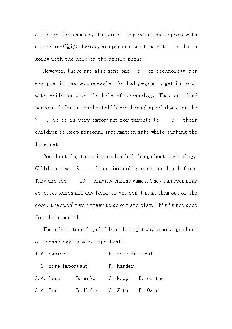 Unit 5 Lesson 29 同步练习    2022-2023学年冀教版九年级英语全册(含答案)03