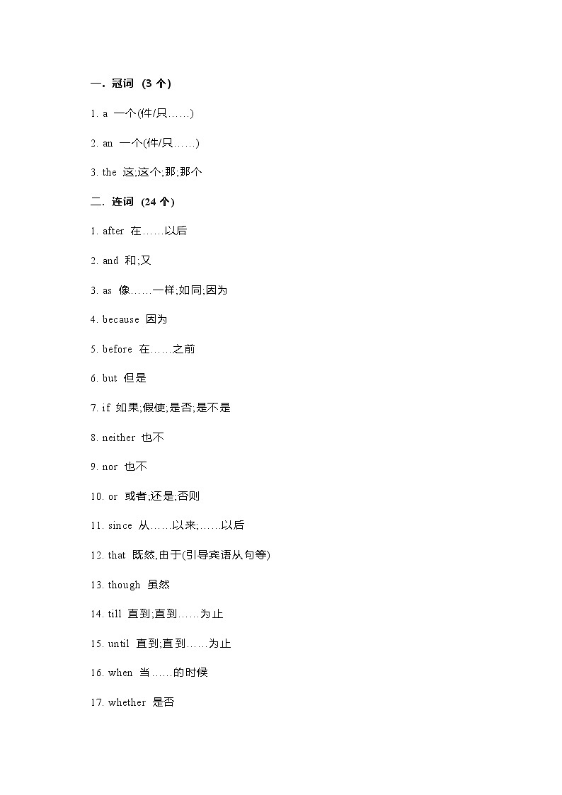 初中英语常用的983个核心单词第1页