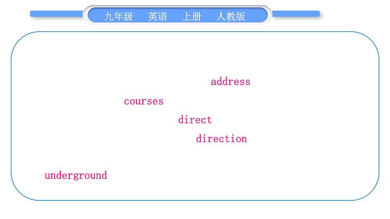 人教版九年级英语上Unit 3　Could you please tell me where the restrooms are第4课时　Section B(2a－3b)习题课件第6页