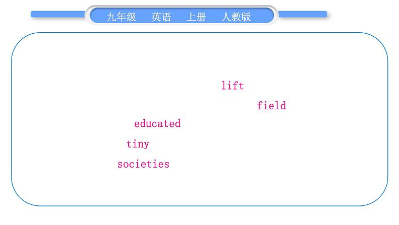 人教版九年级英语上Unit 7　Teenagers should be allowed to choose their own clothes第2课时　Section A(3a－4c)习题课件第6页