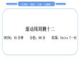 人教版九年级英语上单元知识周周测十二习题课件