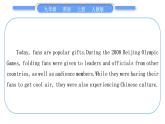 人教版九年級英語上Unit 2　I think that mooncakes are delicious!拓展閱讀提升習(xí)題課件