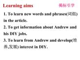 Unit4 Do it yourself Reading1课件 译林版英语八年级上册