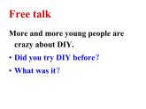 Unit4 Do it yourself Reading1課件 譯林版英語八年級上冊