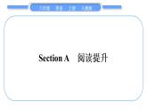 人教版八年级英语上Unit 5　Do you want to watch a game showSection A　阅读提升习题课件
