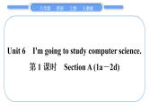 人教版八年级英语上Unit 6　I'm going to study computer science第1课时　Section A (1a－2d)习题课件
