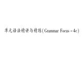 人教版九年级英语下Unit 10 You're supposed to shake hands单元语法精讲与精炼（Grammar Focus-4c)习题课件