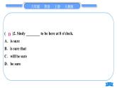 人教版八年级英语上Unit 6　I'm going to study computer scienceSelf check重难点突破习题课件