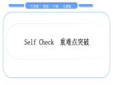 人教版八年级英语下Unit  2　I'll help to clean up the city parks Self Check  重难点突破习题课件