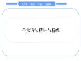 人教版八年级英语下Unit  6　An old man tried to move the mountains when the rainstorm came 单元语法精讲与精练习题课件
