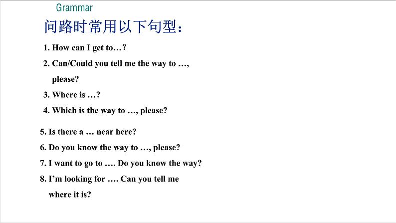 Module 6 Around town Unit 3 Language in use 课件第6页