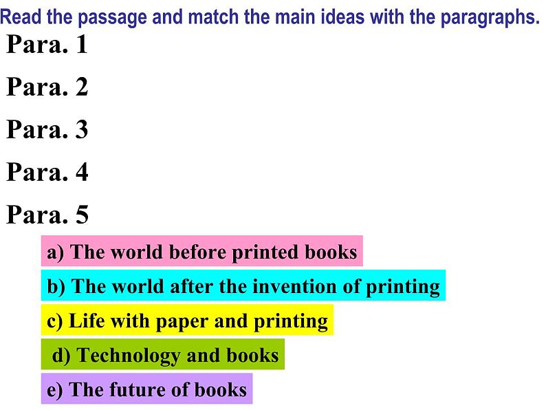 Module 9 Great inventions Unit 2 Will books be replaced by the Internet 课件第4页