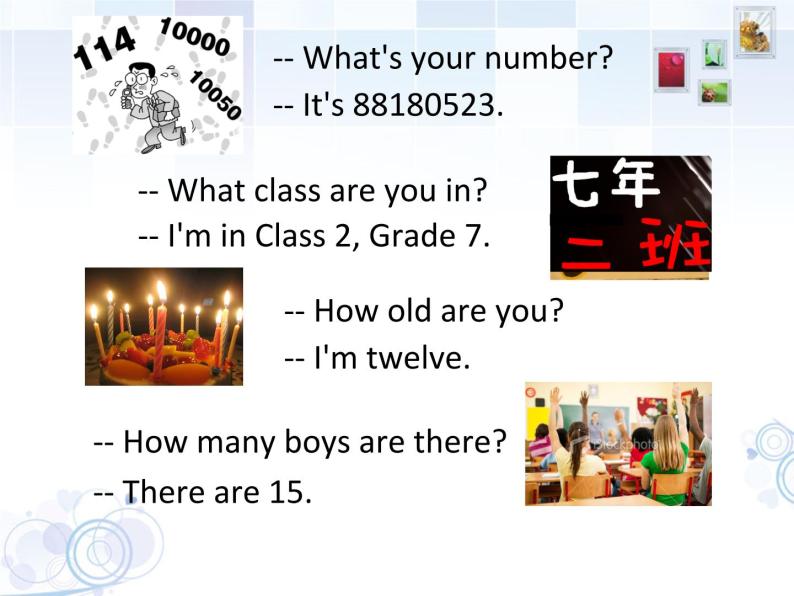 Starter Module 2 My teacher and my friends Unit 2 What’s your number 课件08