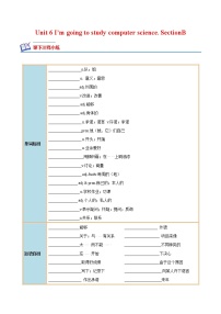 英语八年级上册Unit 6 I’m going to study computer science.Section B精品同步练习题