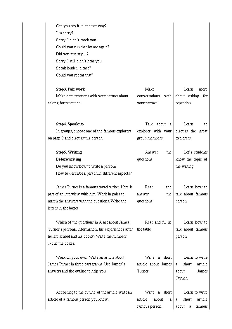 牛津深圳版 九下Module 1 Unit 1 Great explorations Period 5 Speaking & Writing & Project 课件+教案+导学案02
