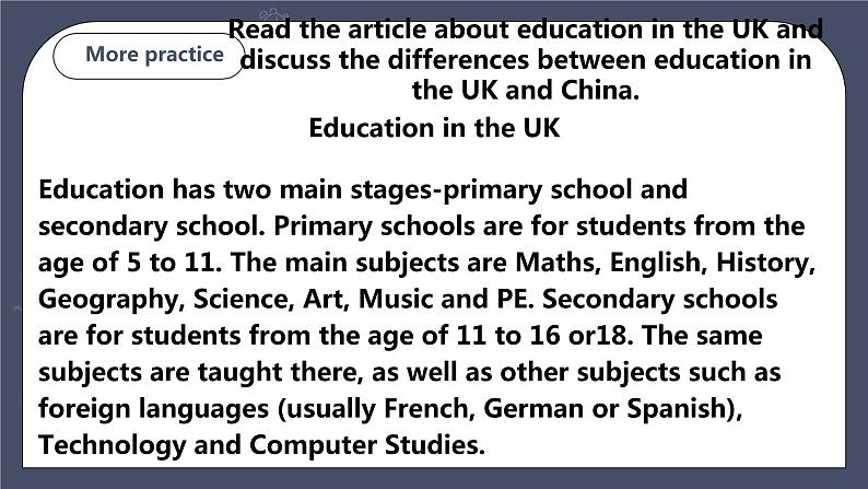 牛津深圳版 九下Module 1 Unit 2 Culture shock  Period 4 More practice & Culture corner课件+教案+导学案06