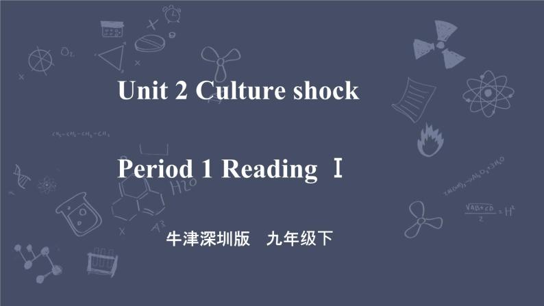 牛津深圳版 九下Module 1 Unit 2 Culture shock Period 1 Reading I 课件+教案+导学案01