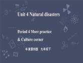 牛津深圳版 九下Module 2 Unit 4 Natural disasters Period 4 More_practice & Culture corner课件+教案+导学案
