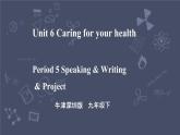 牛津深圳版 九下 Module 3 Unit 6 Caring for your health Period 5 Speaking & Writing & Project 课件+教案+导学案