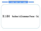 人教版九年级英语上Unit 9My favorite subject is science第2课时　Section A(Grammar Focus－3c)习题课件