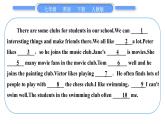 人教版九年级英语下Unit 1Section B　 阅读能力提升习题课件