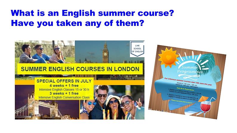 八年级下Module 7 Summer in Los Angeles Unit 2 Fill out a form and come to learn English in LA 课件02