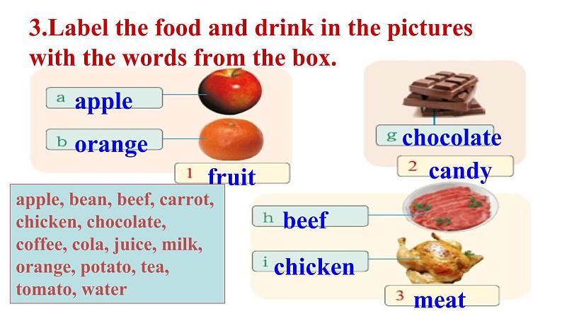 七年级上 Module 4 Healthy food 课件03