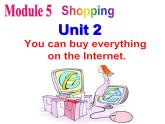 七年级下册Module 5 ShoppingUnit 2 You can buy everything on the Internet课件