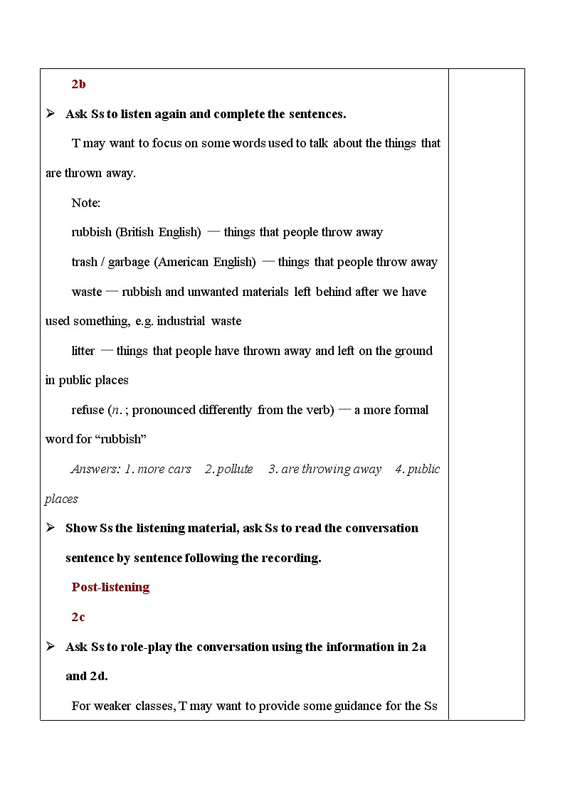 Unit 13 Section A (2a-2d)第2页